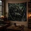 Jungle Jili Clothing Sniper Tapestry Realistic Tactical Camouflage Jungle Printed Hanging Cloth Anime Room Decoration
