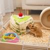 Warm Simulated Cake Hamster Nest Thickened Small Pet Sleeping House  Cold Weather