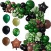 Camouflage Balloon Arch Set, Birthday Party, Camping Party Balloon Wreath Arch Decoration