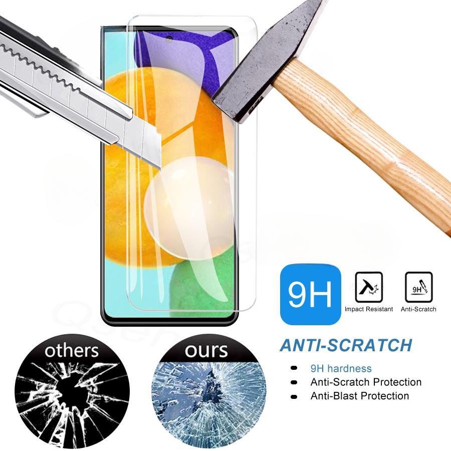 Härdat glas för Samsung Galaxy A03 Core A13 A33 A53 A73 A31 A51 A71 Skärmskydd A02 A12 A22 A32 A42 A52 A72 Glasfilm