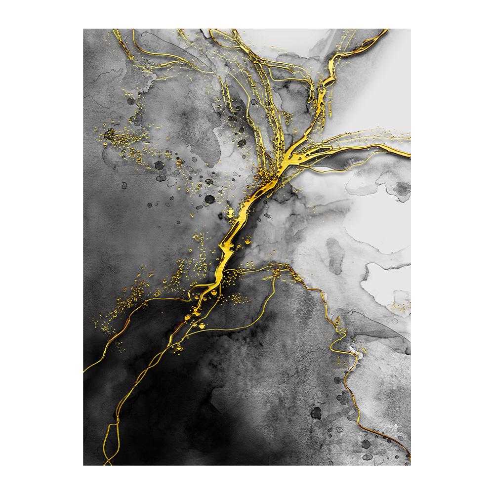

Абстрактная картина на холсте «Черный и золотой мрамор» для украшения стен, картины для гостиной, домашний декор, постер 20x30cm