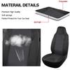 AUTO PLUS High Back Car Seat Covers Universal Size Fit For Most Car SUV PU Leather Spliced With Dot Jacquard Fabric Seat covers