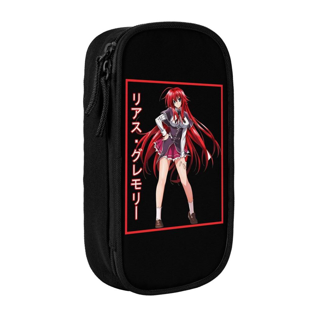 Rias Gremory High School DxD Pencil Cases Pencil Pouch Pen Holder for Girl Boy Large Storage Bags Supplies Cosmetic Stationery