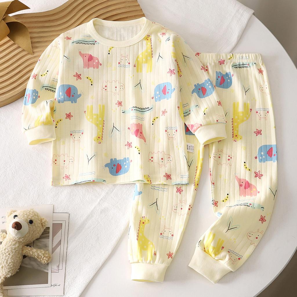 Kinder Unterwäsche Sets, Reine Baumwolle Herbst Neuer Stil Baby Jungen Hauskleidung, Mädchen Pyjamas, Lange Unterhosen und Lange Unterhosen Kinderkleidung