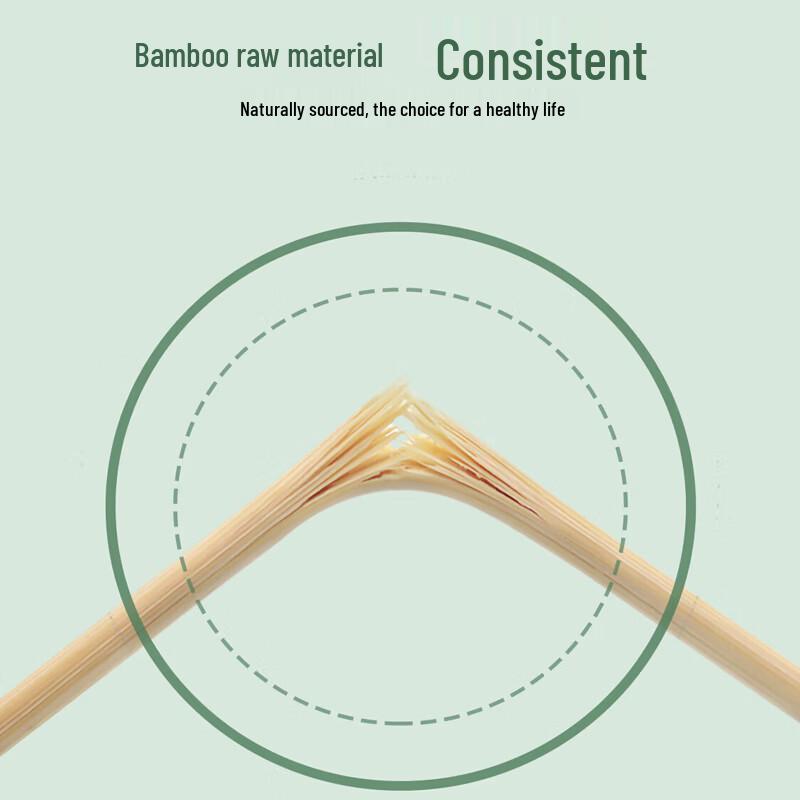 ONYLM Individually Wrapped Natural Bamboo Disposable Chopsticks