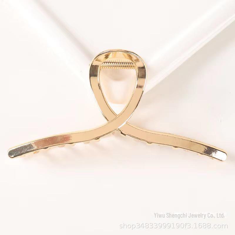 Shark Clip 2022: Fashionable Butterfly Hair Claw, Elegant Large Floral Design for Ponytail and Back of Head Styling