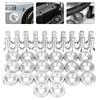 40pcs M6 Aluminum Hex Head Bolts & Fender Washer Screws - Universal Car Modification JDM Auto Bumper Engine Concave Fasteners