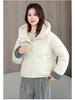 Women's Short Winter Jacket Warm Hooded Loose Cotton-Padded