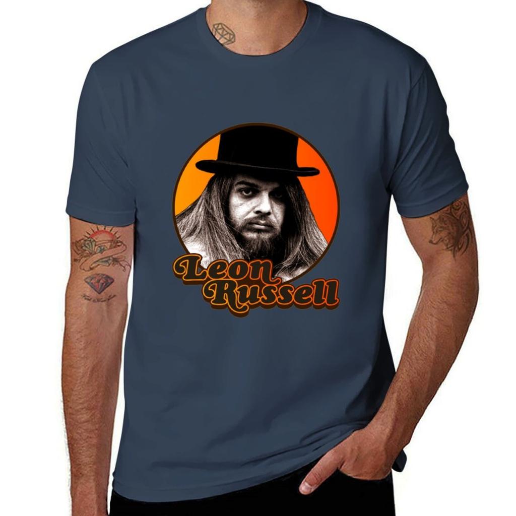 Leon Russell Tshirt Halloween Casual Tshirt