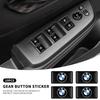 10PCS Pegatina Decorativa 3D de Epoxi para Volante Estilo de Coche Pegatinas Interiores Para BMW E46 E85 E60 F10 E39 F30 E36 F20 E87 E90 E70 X3 X5