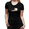 Cute Sea Otter Bucket Hat40 TShirt for Women Round Neck Streetwear T Shirts Womens Short Sleeve Summer Clothes Tops