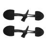 Acrylic Horn Toggle Button Leather Fastener Buckle Vintage Sewing Craft Supply for Jackets Coats Handmade Clothing Decoration