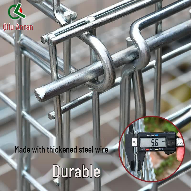 Folding Wire Mesh Storage Cage with Wheels