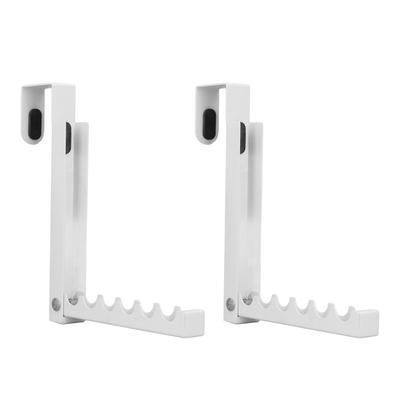 Folding Hanging Coat Rack Heavy Duty Carbon Steel Door Hanger Folding Clothes Drying Rack