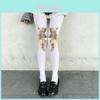 Cute Cat Print Velvet Tights For Women With Shaping And High Elasticity For Streetwear Style