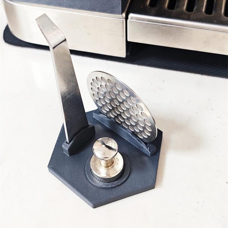 Space Saving Honeycomb Coffee Gadget Holder Tray Hexagonal Coffee Gadget Storage Mini Base Accessories Cafe Machine