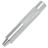 Rivet Fixing Setting Tool 4.3in Length Double-Sided Rivet Punch for DIY Leather Craft Button Installation, Base + Hole Drilling