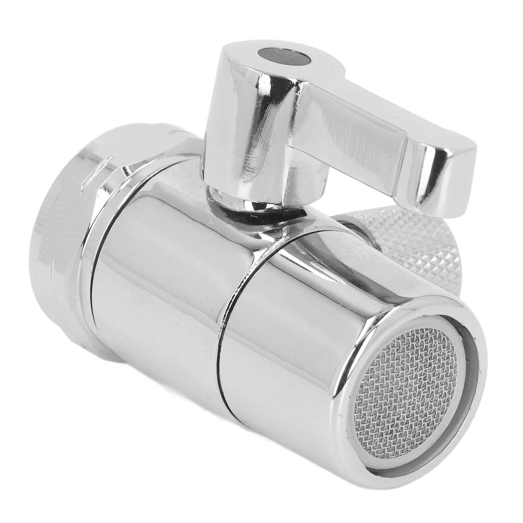 3/8-Zoll-Wasserhahn-Umstellventil, M22-Innengewinde, verdicktes Messing, Spültischarmatur-Verteiler für Bad und Küche