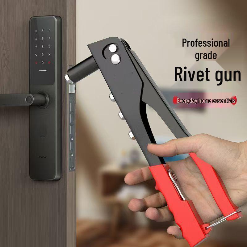 Automatic & Manual Rivet Gun for Bathroom Door Hinges and Core Pulling