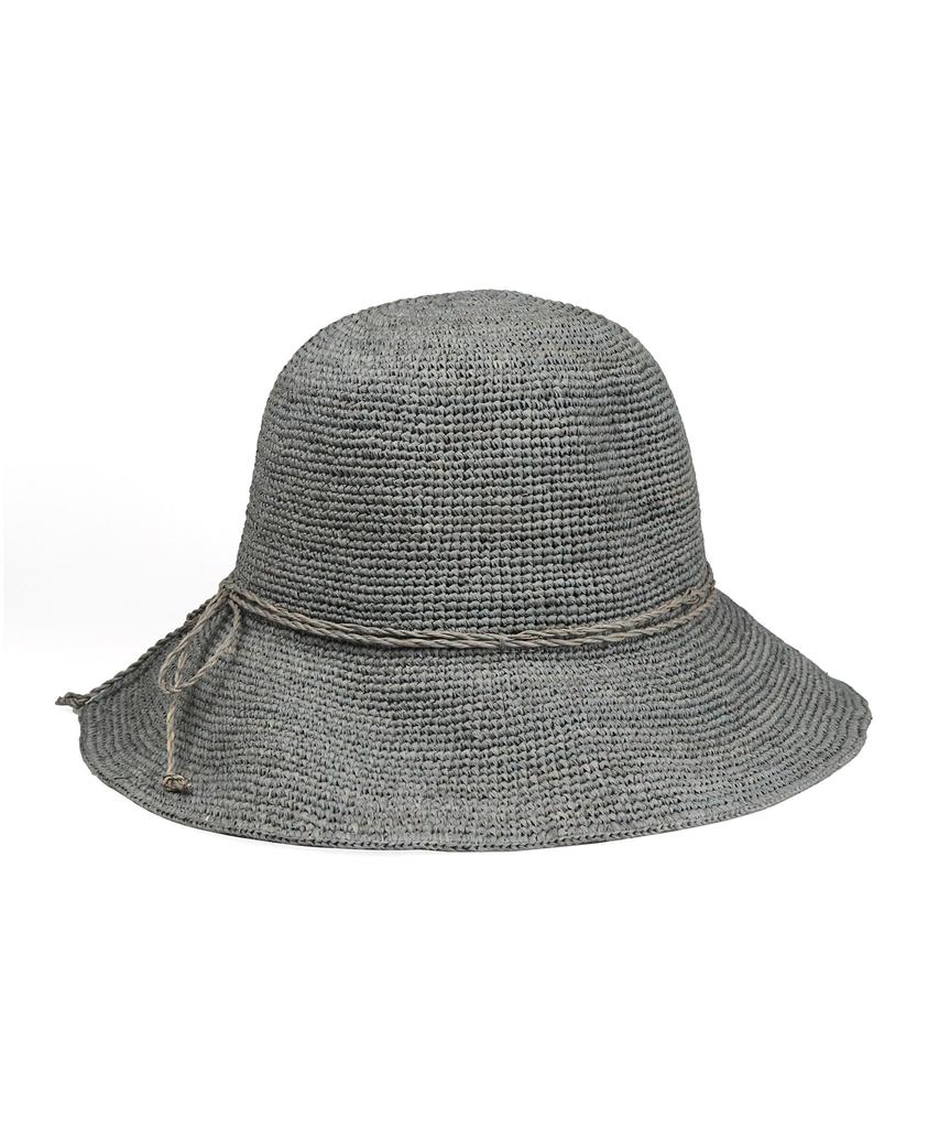 Kaliseumontapone Selma Raffia Cloche Hat Straw Hat