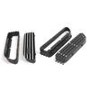 2x Car Silver Black Side Grill Fender Vent Grille 51137895913 51137895914 51132694607 51132694608 FOR BMW E46 For M3 2001-2006