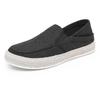 Chaussures d'homme en lin printemps et été nouvelles simples rétro chaussures de pêcheur chaussures d'homme une pédale respirantes plates chaussures paresseuses