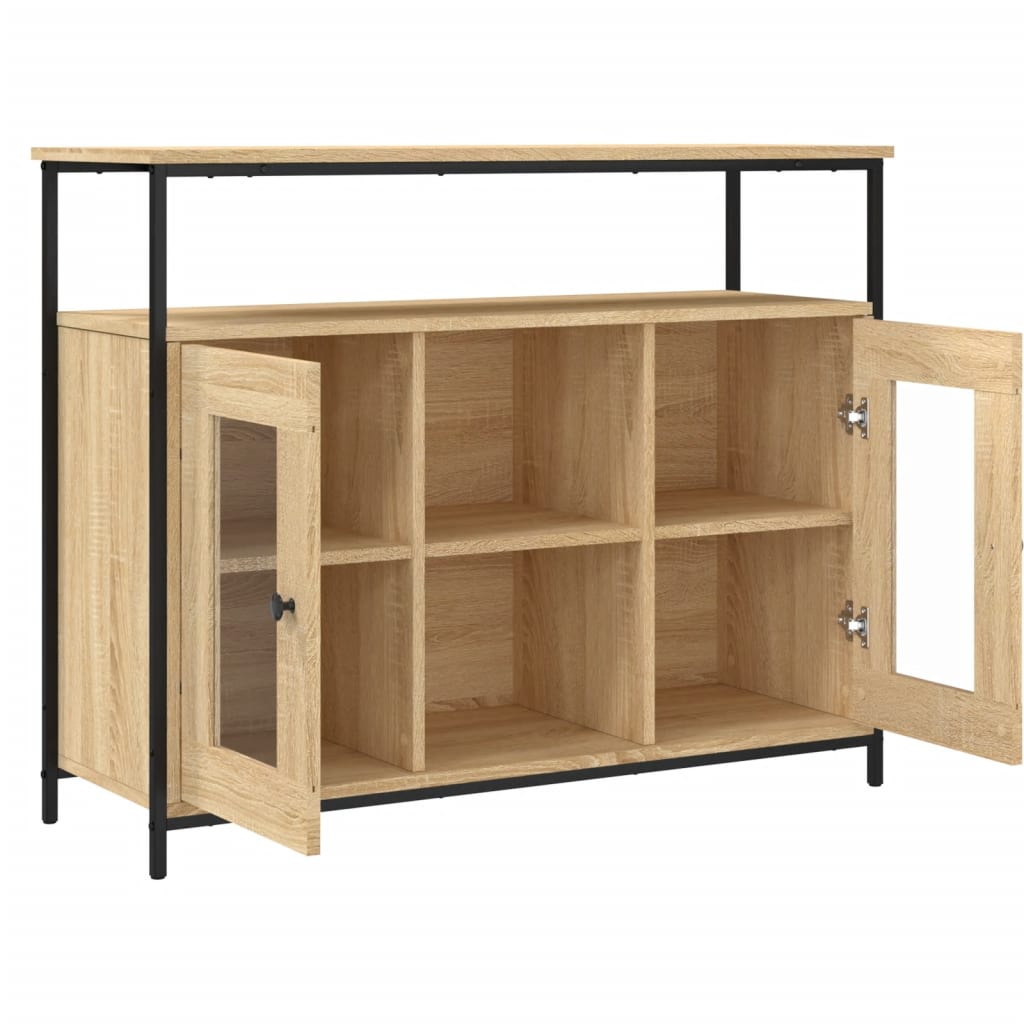 Sideboard Sonoma Oak 100 x 35 x 80 cm Particle Board