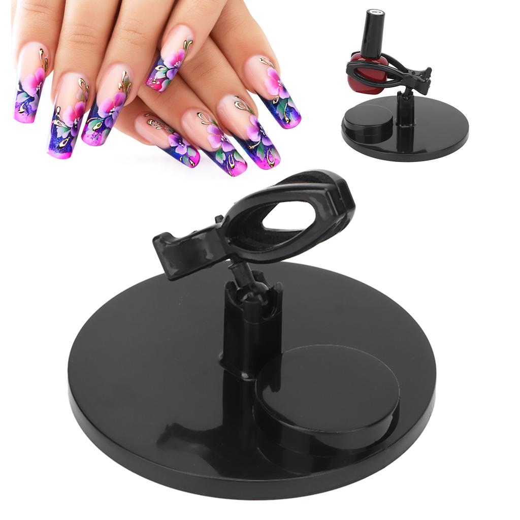 Nail Polish Bottle Holder Stand Wide Base Prevent Fall Off Nail Gel Fixing Clip for Manicure Painting