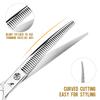 7.5-inch Curved Magic Tooth Pet Grooming Thinning Shears