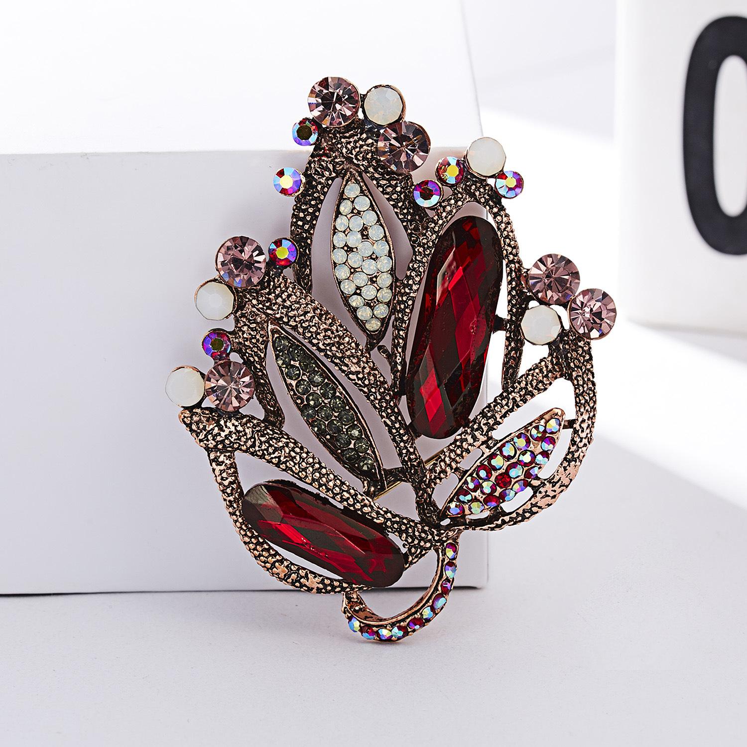 

Модный цветок капля воды круглый цветок креативный квадрат геометрический ретро тренд атмосферная брошь