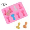 Chocolate Mold Cake 8 Grids Handmade Silicone Cupcake Home Baking Tool for Kitchen
