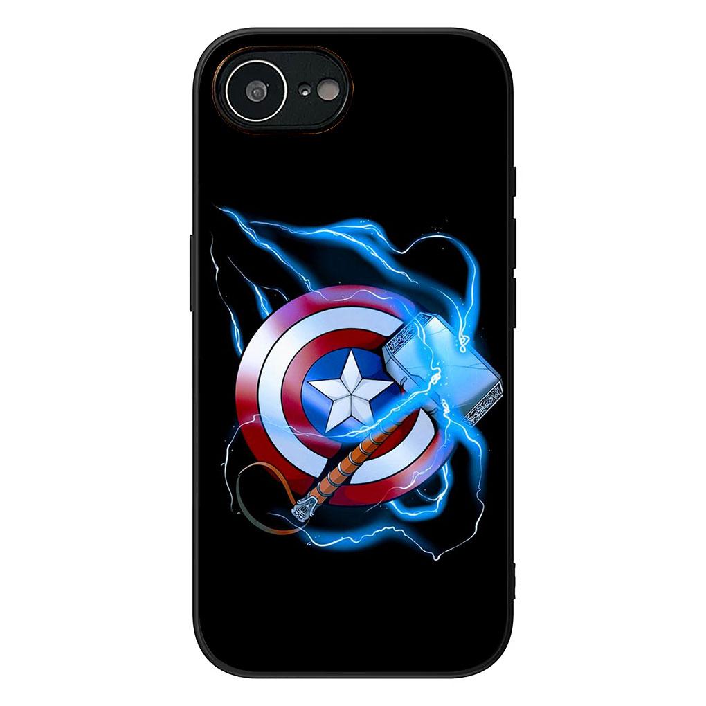 Captain America Marvel Shield Phone Cover for Huawei P30 P20 Mate 10 20 Lite Pro Y7 Y8S Y9A Y9 Prime P Smart 2019 Soft Case