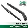 Wiper 12" Rear Wiper Blade & Arm Set Kit For Toyota Yaris 1999 - 2005 Japan Built Windshield Windscreen Tailgate Window