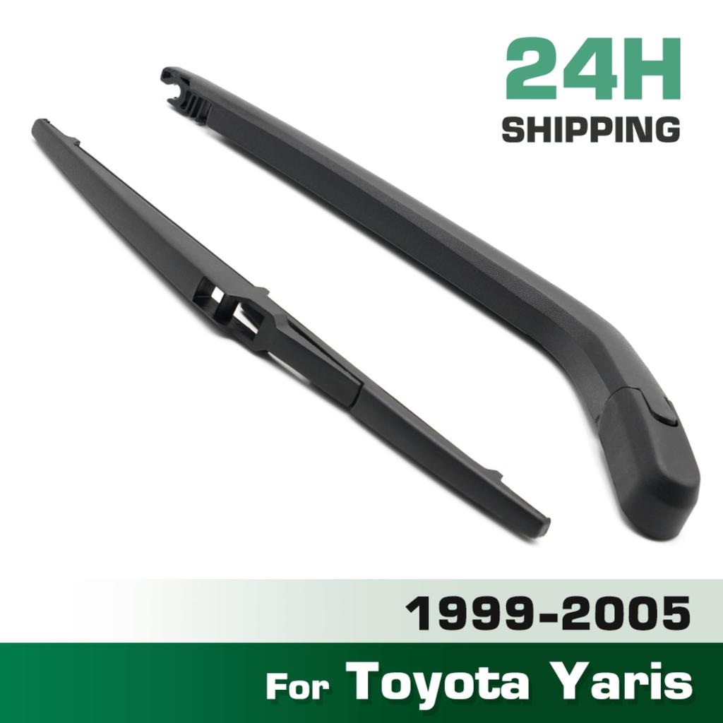 Wiper 12" Rear Wiper Blade & Arm Set Kit For Toyota Yaris 1999 - 2005 Japan Built Windshield Windscreen Tailgate Window