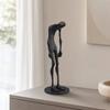 Cast Iron Human-Figure Sculpture Modern for Entryway