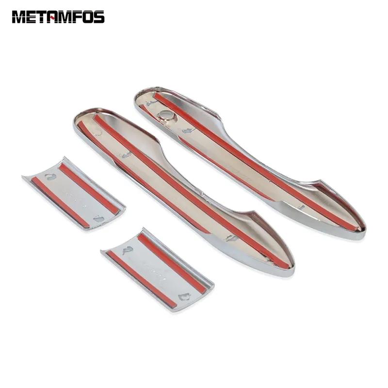 For Toyota Hiace Granvia Commuter -  2024 Chrome Side Door Handle Cover Trim Protection Cap Accessories Car Styling