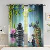 Peacock Flower Curtains for The Bedroom Animal Drapes in Living Room Curtin for Window Home Decor High Shading New Pattern