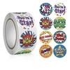 500pcs Reward Stickers, Children, Teacher, Classroom, School, Work, Study, Training Stickers, Handmade Self Adhesive Labels