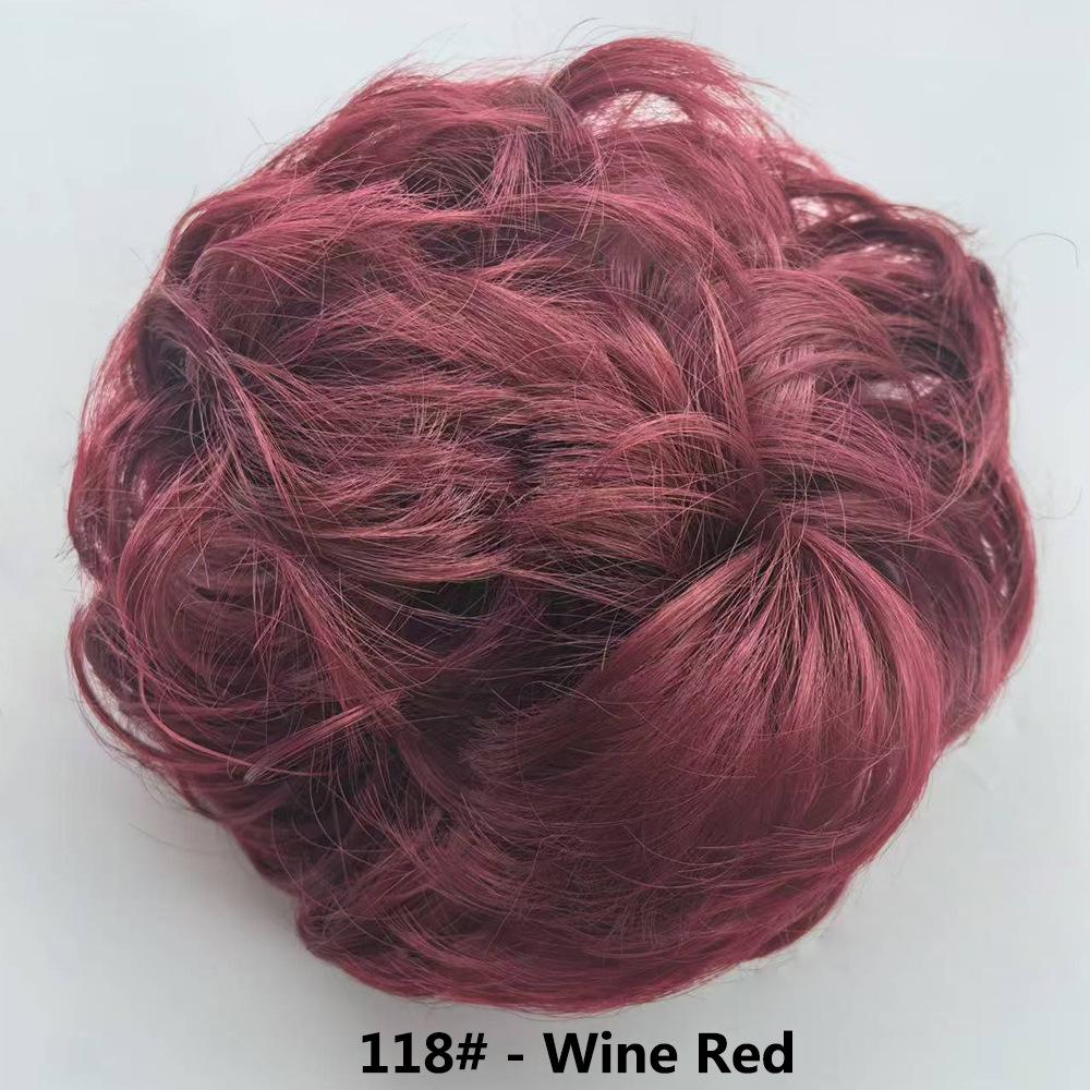 Elastici per Capelli Moda Europei e Americani - Elastici Morbidi e Spettinati per Donne, Accessori per Chignon e Parrucche, Stile Fiore a Bocciolo