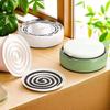 Mosquito Coil Holder with Lid Incense Burner Holder Mosquito Repellent Coil Holder for Home Incense Mosquito