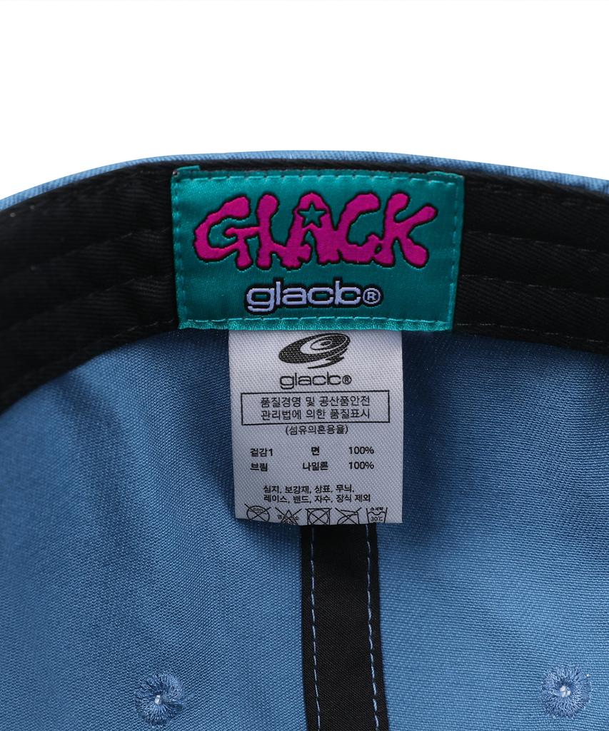 GLACK Gc061 Mechanics 6-Panel Cap (Light Blue)