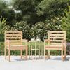 Garden Chairs, 2 Pcs, 60X48X91 Cm, Solid Pine Wood