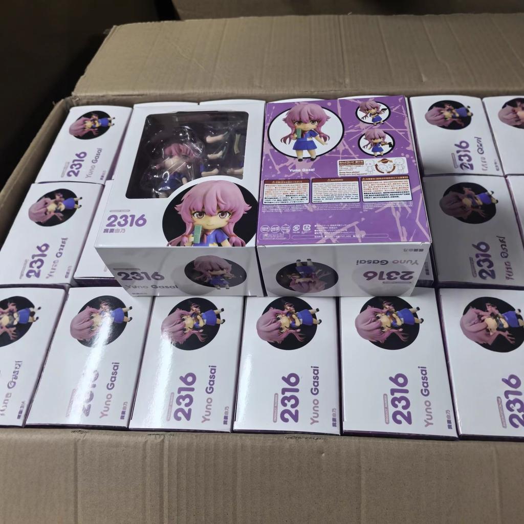 The Future Diary Yuno Gasai 2316 Cute Action Figure Collectible Model Toys 10cm