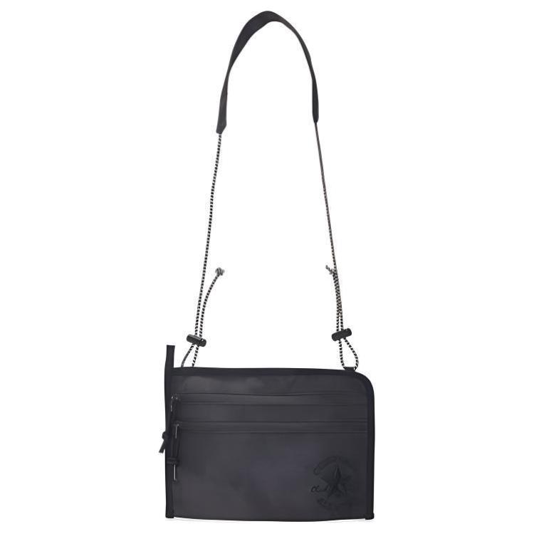 Converse Musette Polyester Shoulder Bag, Crossbody Bag Regular Unisex Black 10021426-A01