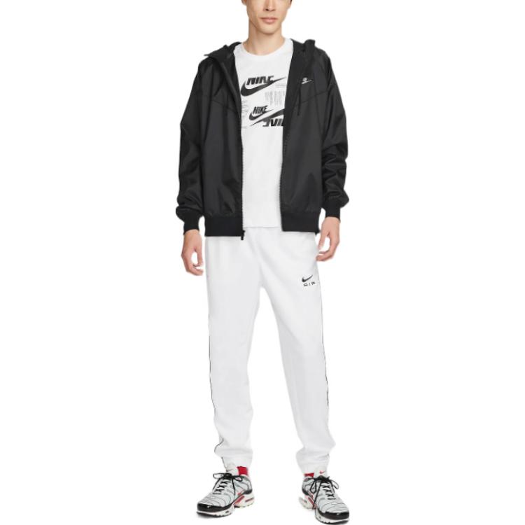 Nike T Shirts Men's White Crew Neck Moderate Straight Fit DR7816-100