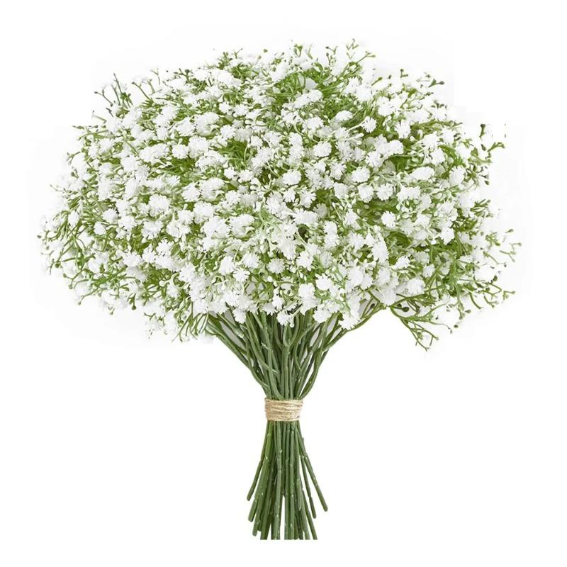 Artificial Eucalyptus Stems with White Seeds Realistic Greenery for Wedding Bouquets Centerpieces Home Decor and Outdoor Flowers