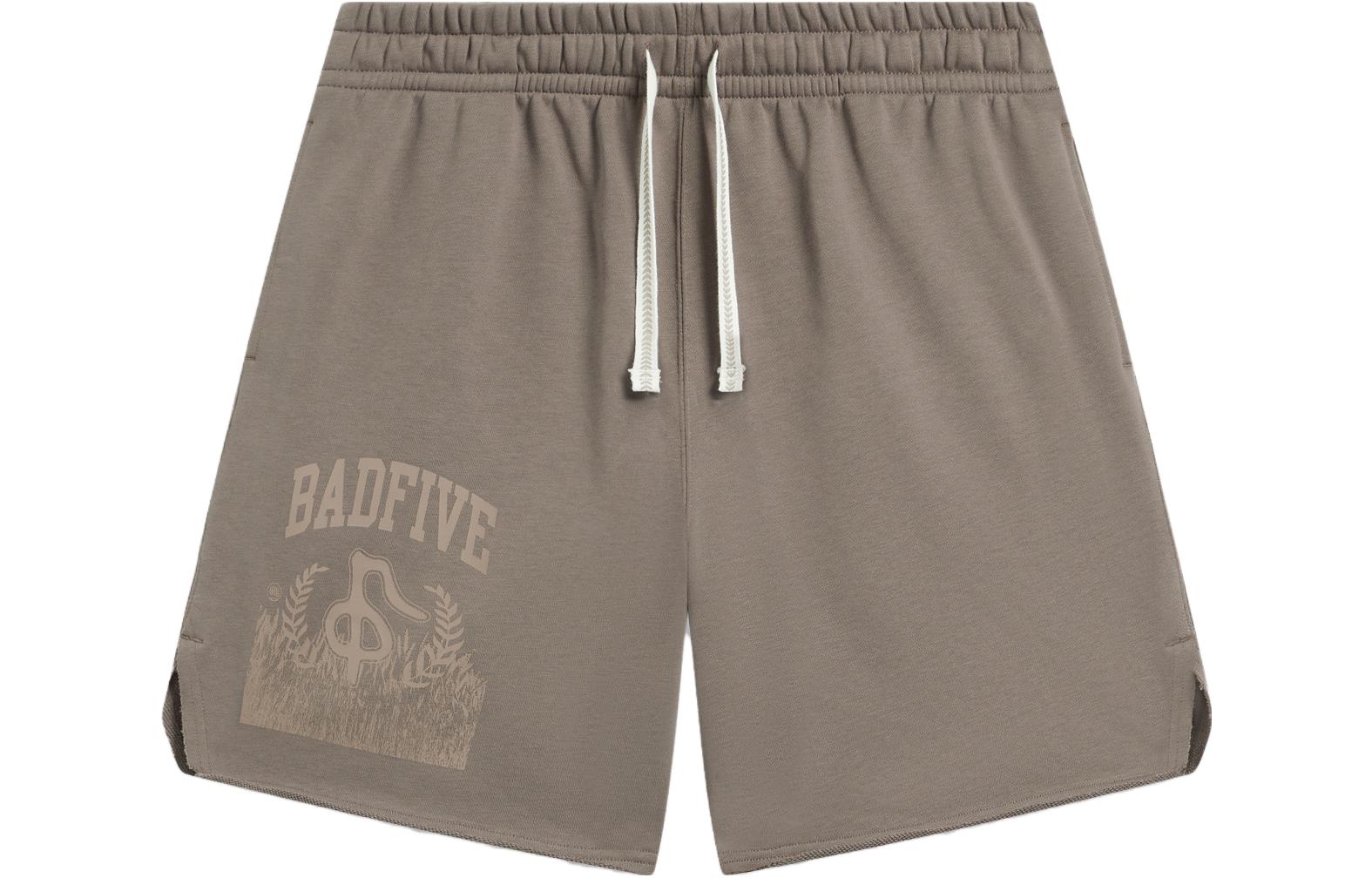 Li Ning Badfive Casual Shorts Men s Mushroom Umber AKST751-3 L