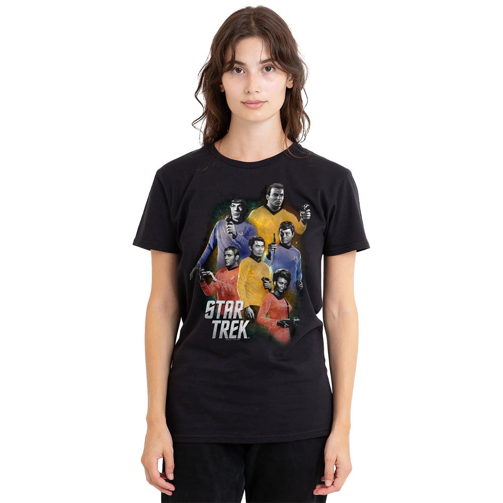 STAR TREK Unisex Adult Galaxy Glow T-Shirt