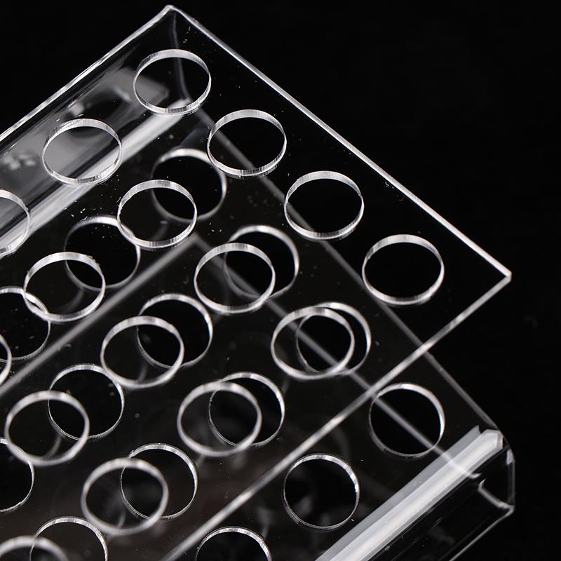 Augenbrauenbürsten-Röhrchen-Ausstellungsstand Wimpernbürsten-Aufbewahrungshalterung Pinzettenhalter Acryl Beauty Makeup Tools Wimpernpflanzung