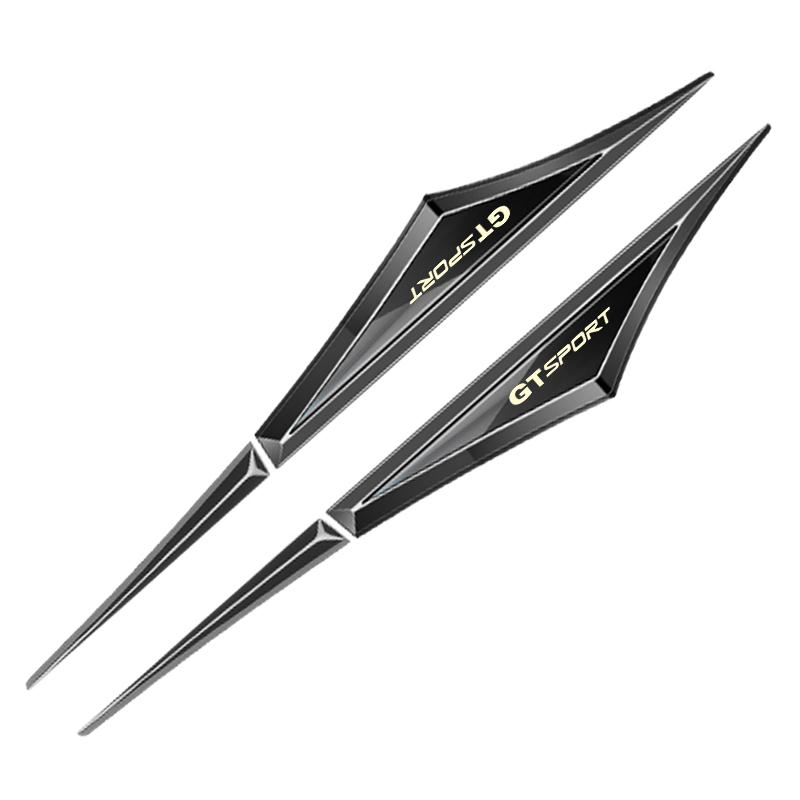 2pcs 3d Alloy Car Stickers Car Accsesories Accessory for Vw VOLKSWAGEN Gt Sport Gtsport Golf Mk4 Mk5 Jetta Eos Polo